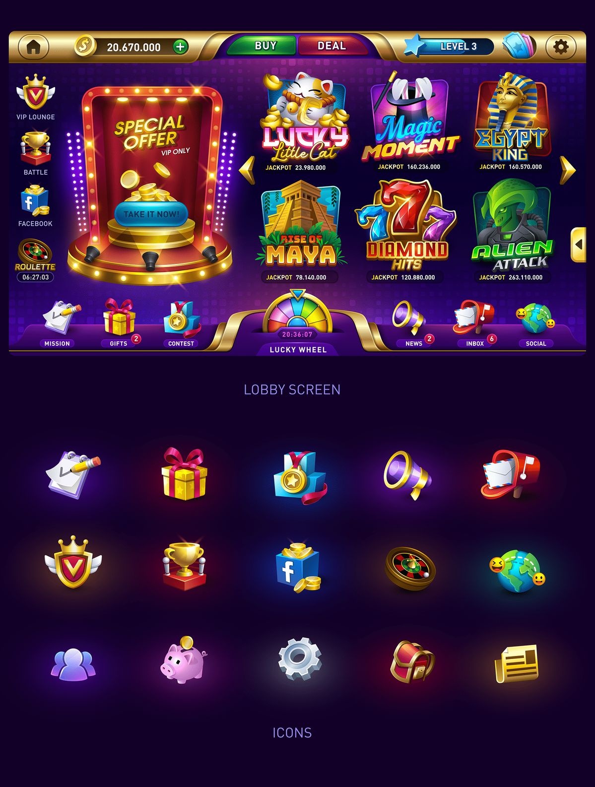 Winning Slots game